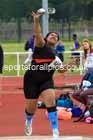 Womens under-17s shot putt, 2023 Northern Under-13s, Under-15s and Under-17s, Middlesbrough.  Photo: David T. Hewitson/Sports for All Pics